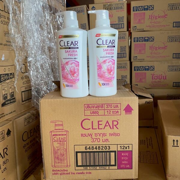 เคลียร์ สระ ปั้ม 370 มล. เดี่ยว-ซากุระชมพู