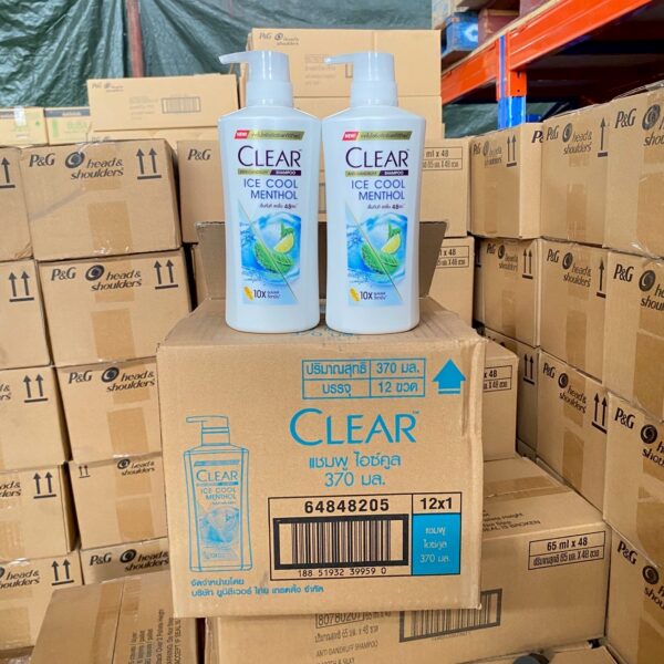 เคลียร์ สระ ปั้ม 370 มล. เดี่ยว-ไอซ์คูลฟ้า