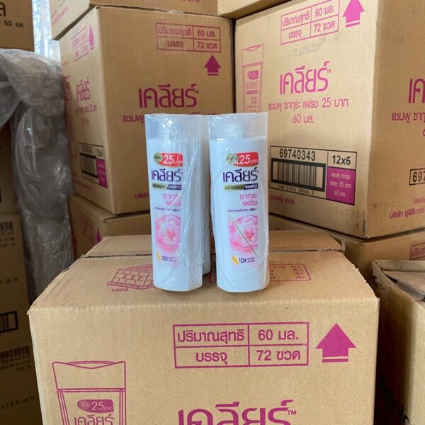 เคลียร์ สระ 60 มล. หญิง-ชมพู