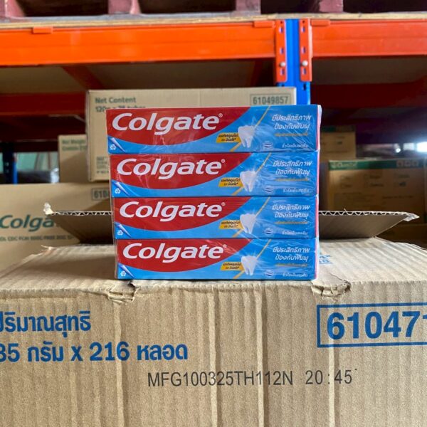 คอลเกต ยาสีฟัน 35 ก.  ริ้วใส ฟ้า
