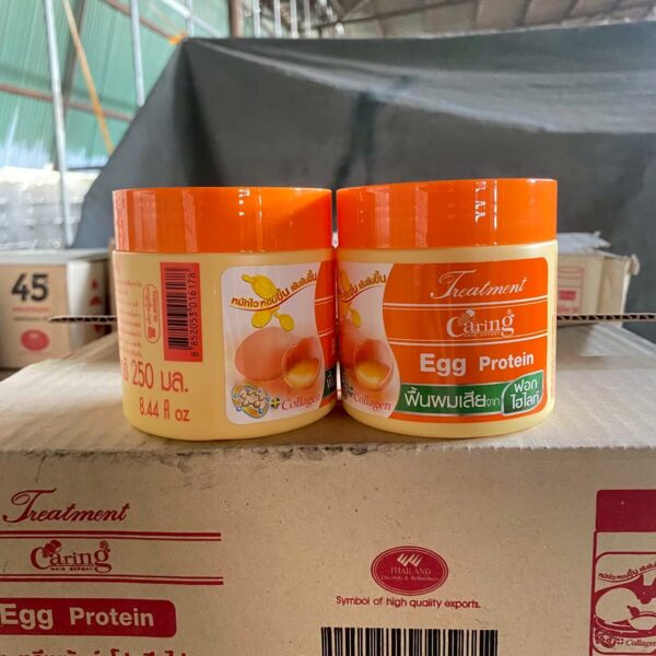 แคร์ริ่ง หมักผม 250 มล. - โปรตีนไข่ส้ม